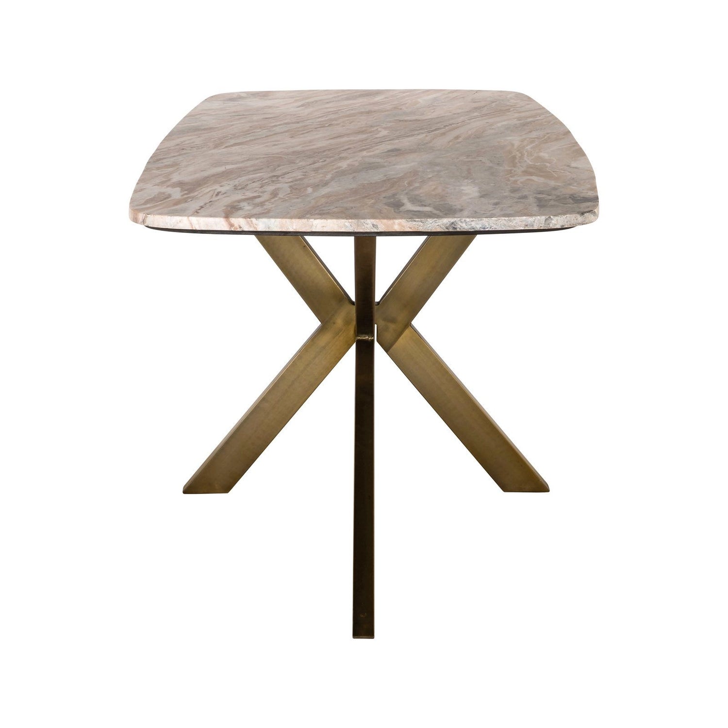 Esstisch Bottega aus Toronto-Marmor in Blush beige, 190x90x76 cm von Richmond Interiors – Produktbild 3