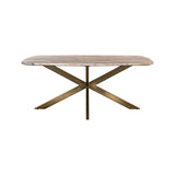 Esstisch Bottega aus Toronto-Marmor in Blush beige, 220x100x78 cm von Richmond Interiors – Produktbild 3