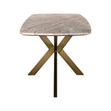 Esstisch Bottega aus Toronto-Marmor in Blush beige, 220x100x78 cm von Richmond Interiors – Produktbild 4