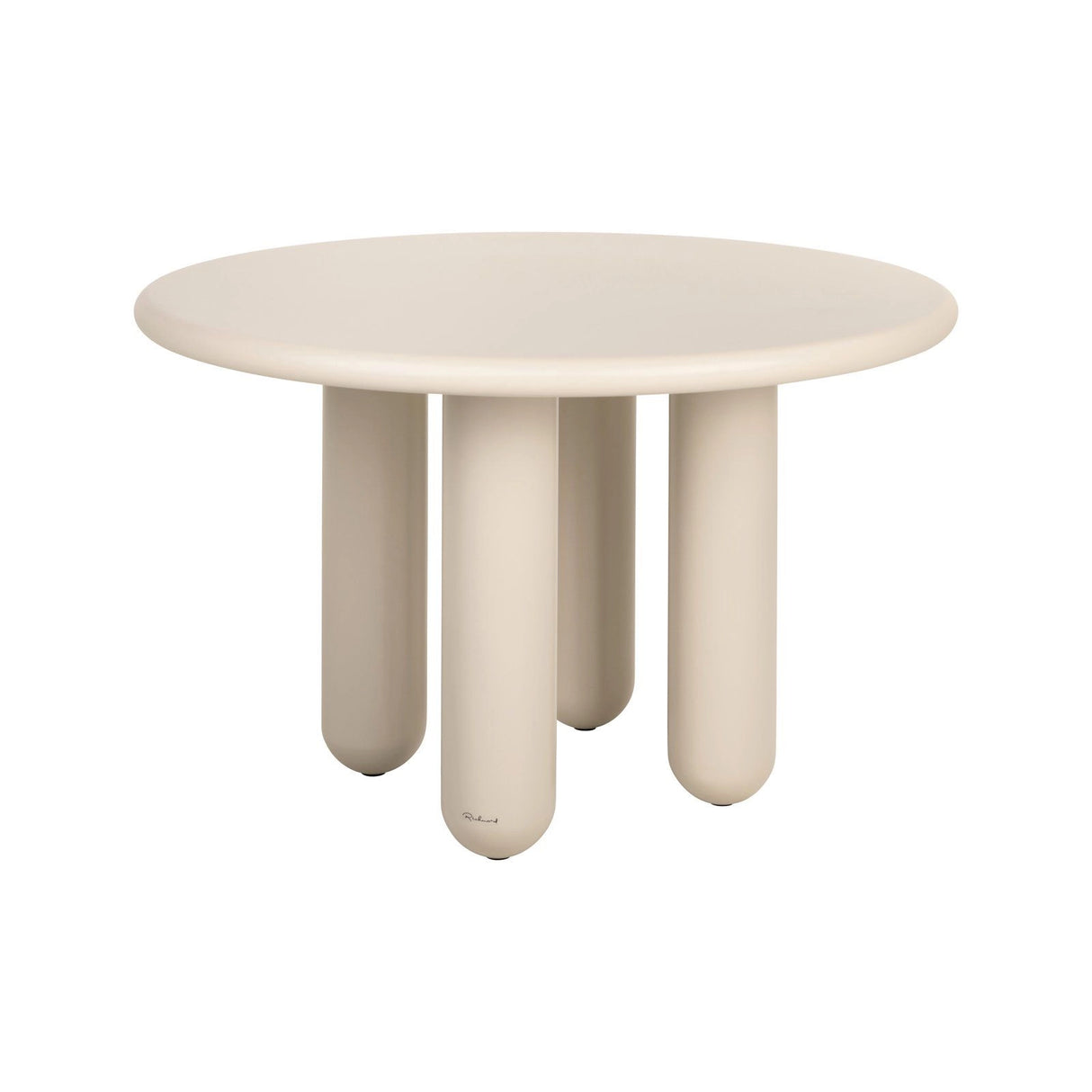 Esstisch Calma in beige, 120x120x75 cm von Richmond Interiors – Produktbild 1