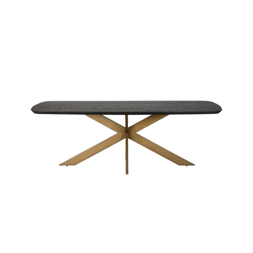 Esstisch Cambon aus Eichenfurnier in dark coffee (danish oval), 230x100x76 cm von Richmond Interiors – Produktbild 5