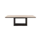 Esstisch Claremont aus Travertin und Eichenfurnier in beige, 230x100x76 cm von Richmond Interiors – Bild 2