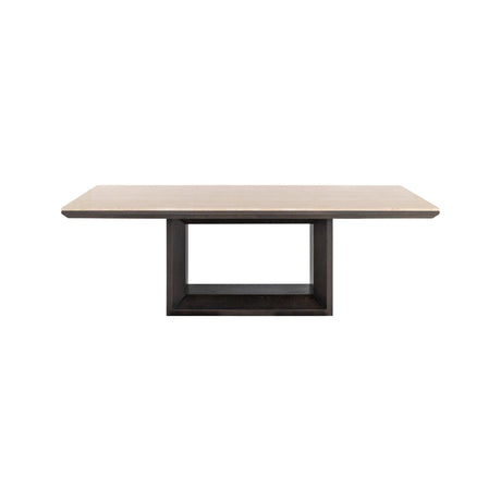 Esstisch Claremont aus Travertin und Eichenfurnier in beige, 230x100x76 cm von Richmond Interiors – Bild 2