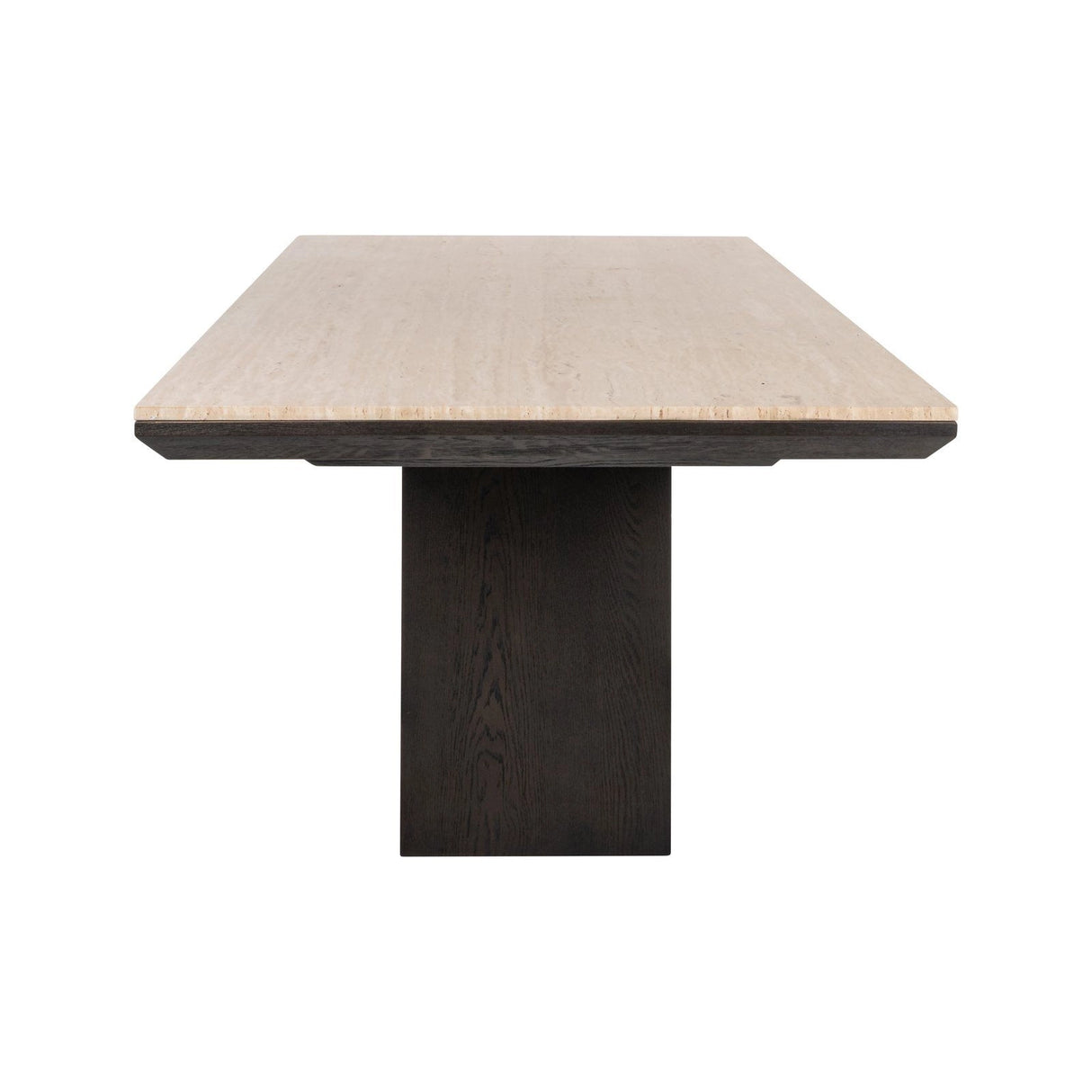 Esstisch Claremont aus Travertin und Eichenfurnier in beige, 230x100x76 cm von Richmond Interiors – Bild 3