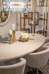 Esstisch Clayton in beige, 220x115x76 cm von Richmond Interiors – Produktbild 6