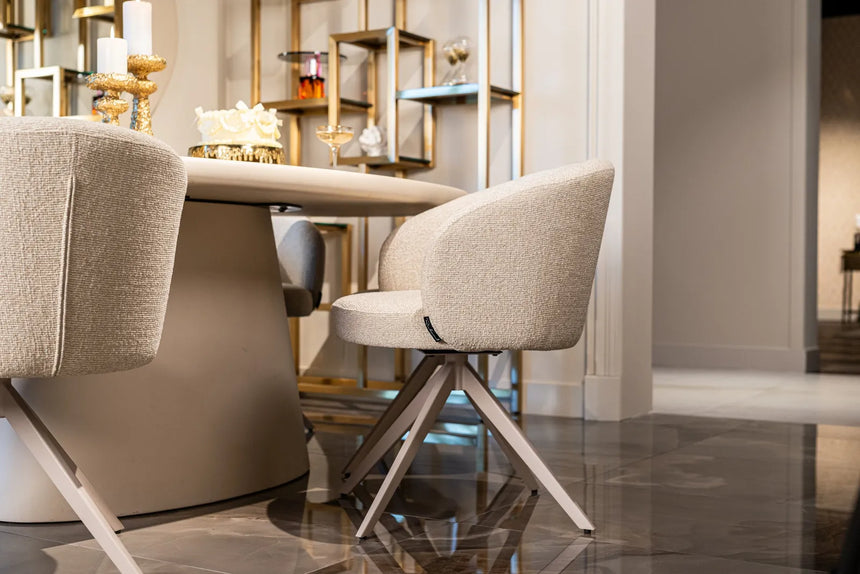 Esstisch Clayton in beige, 220x115x76 cm von Richmond Interiors – Produktbild 9