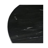 Esstisch Collada aus Marmor in schwarz/gold, 130x130x76 cm von Richmond Interiors – Produktbild 4