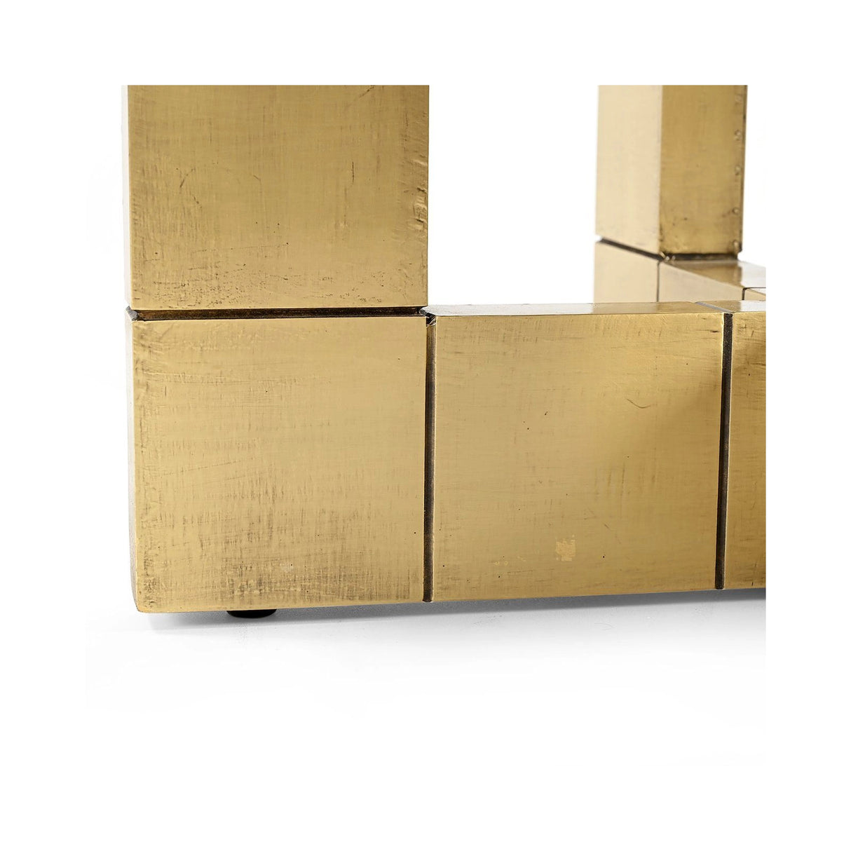 Esstisch Collada aus Marmor in schwarz/gold, 130x130x76 cm von Richmond Interiors – Produktbild 5