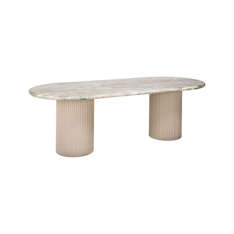 Esstisch Coronel aus Toronto-Marmor in Blush beige, 240x100x76 cm von Richmond Interiors – Bild 1