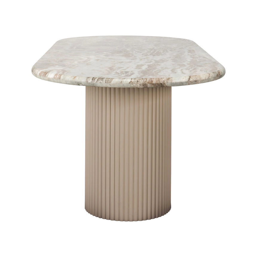 Esstisch Coronel aus Toronto-Marmor in Blush beige, 240x100x76 cm von Richmond Interiors – Bild 2