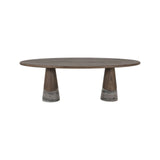 Esstisch Harper aus Eichenholz und Morchana-Marmor in rauchanthrazit, 230x110x76 cm von Richmond Interiors – Bild 3