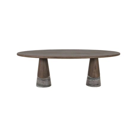 Esstisch Harper aus Eichenholz und Morchana-Marmor in rauchanthrazit, 230x110x76 cm von Richmond Interiors – Bild 3