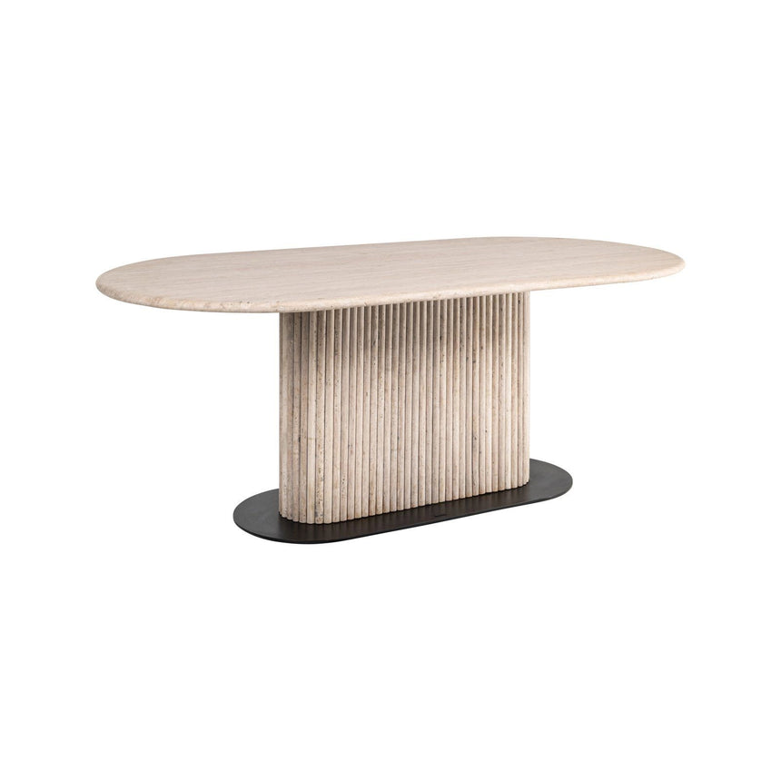 Esstisch La Cantera in beige, 200x100x76 cm von Richmond Interiors – Produktbild 1