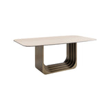 Esstisch Maxfield in beige, 200x100x75 cm von Richmond Interiors – Bild 1