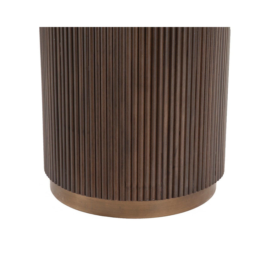Esstisch Mayfield aus Marmor in weiß/braun, 120x120x76 cm von Richmond Interiors – Produktbild 2