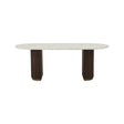 Esstisch Mayfield aus Marmor in weiß/braun, 210x100x76 cm von Richmond Interiors – Produktbild 2