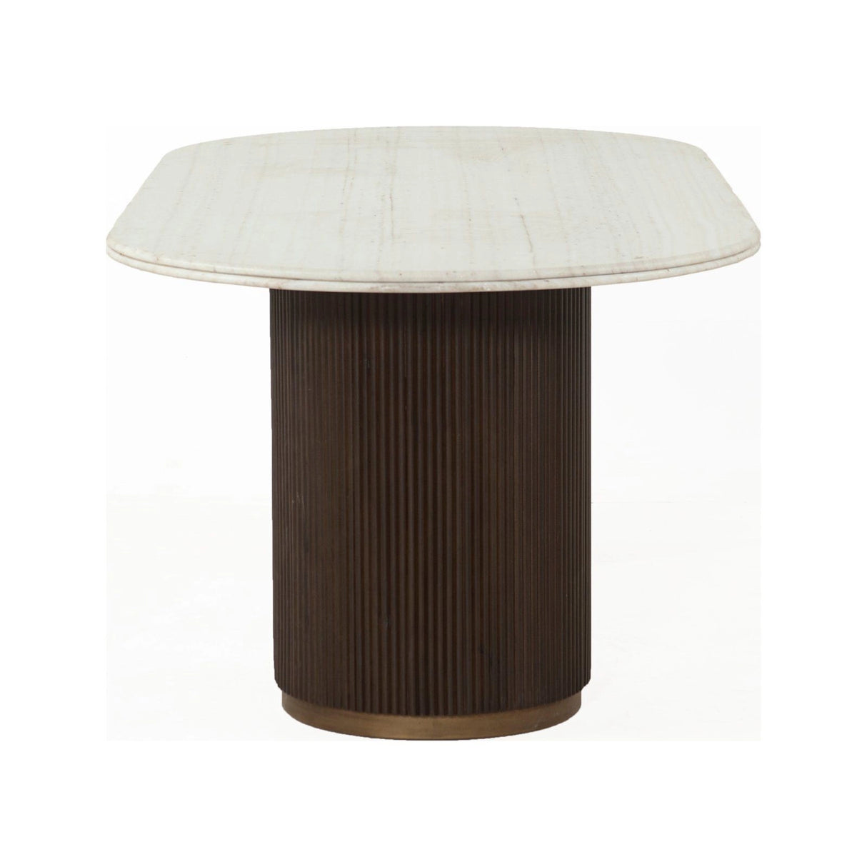Esstisch Mayfield aus Marmor in weiß/braun, 210x100x76 cm von Richmond Interiors – Produktbild 3