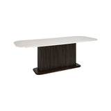 Esstisch Mayfield aus Marmor in weiß/braun, 230x100x76 cm von Richmond Interiors – Produktbild 1