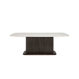 Esstisch Mayfield aus Marmor in weiß/braun, 230x100x76 cm von Richmond Interiors – Produktbild 2