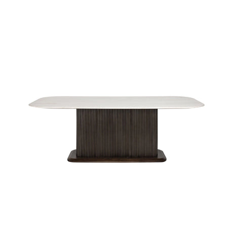 Esstisch Mayfield aus Marmor in weiß/braun, 230x100x76 cm von Richmond Interiors – Produktbild 2