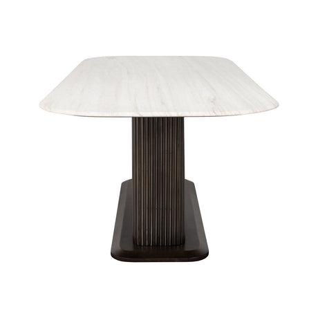 Esstisch Mayfield aus Marmor in weiß/braun, 230x100x76 cm von Richmond Interiors – Produktbild 3