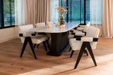 Esstisch Mayfield aus Marmor in weiß/braun, 230x100x76 cm von Richmond Interiors – Produktbild 6