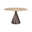 Esstisch Montgommery aus Agglo-Marmor in beige, 130x130x76 cm von Richmond Interiors – Produktbild 1