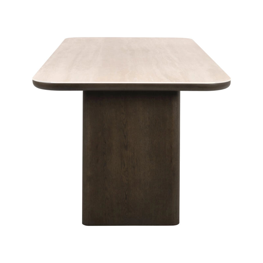 Esstisch Nando aus Eichenfurnier in braun, 230x100x77 cm von Richmond Interiors – Produktbild 3