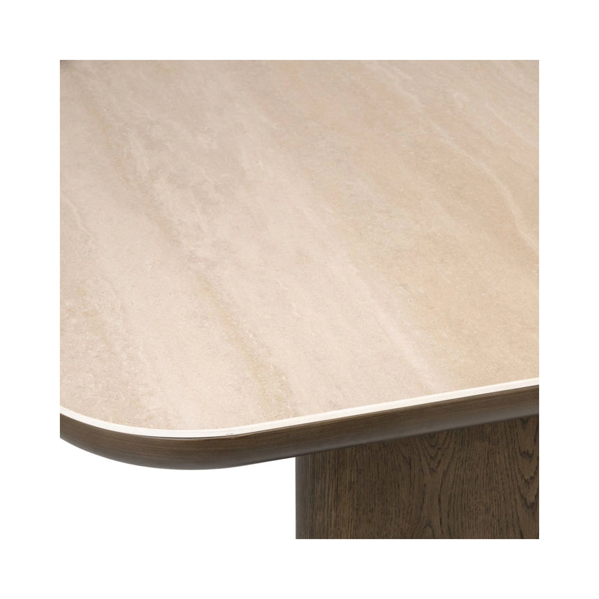Esstisch Nando aus Eichenfurnier in braun, 230x100x77 cm von Richmond Interiors – Produktbild 5