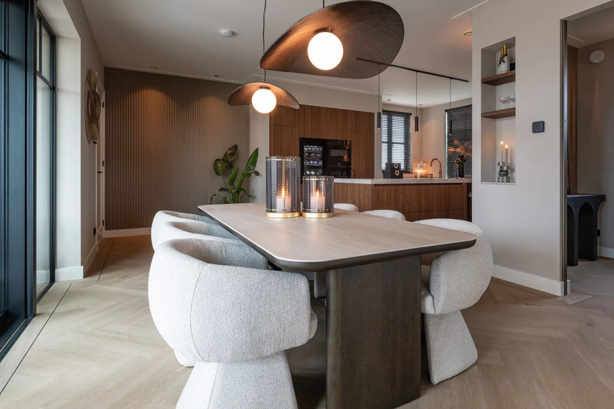 Esstisch Nando aus Eichenfurnier in braun, 230x100x77 cm von Richmond Interiors – Produktbild 9
