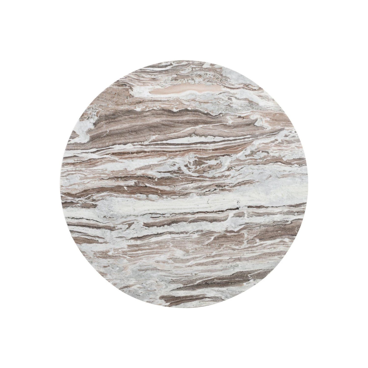 Esstisch Oberoy aus Toronto-Marmor in Blush beige, 130x130x77 cm von Richmond Interiors – Produktbild 3
