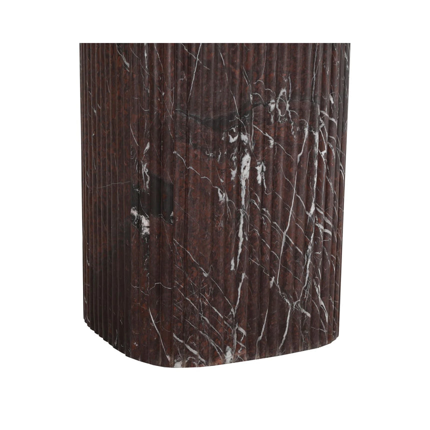 Esstisch Orchid in burgunderrot, 120x120x76 cm von Richmond Interiors – Bild 5