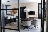 Esstisch Sherman aus Akazienholz in dunkelbraun, 150x150x76 cm von Richmond Interiors – Produktbild 8