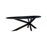 Esstisch Trocadero mit Indo-Marmor in schwarz, 220x100x75 cm von Richmond Interiors – Bild 1
