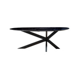 Esstisch Trocadero mit Indo-Marmor in schwarz, 220x100x75 cm von Richmond Interiors – Bild 4