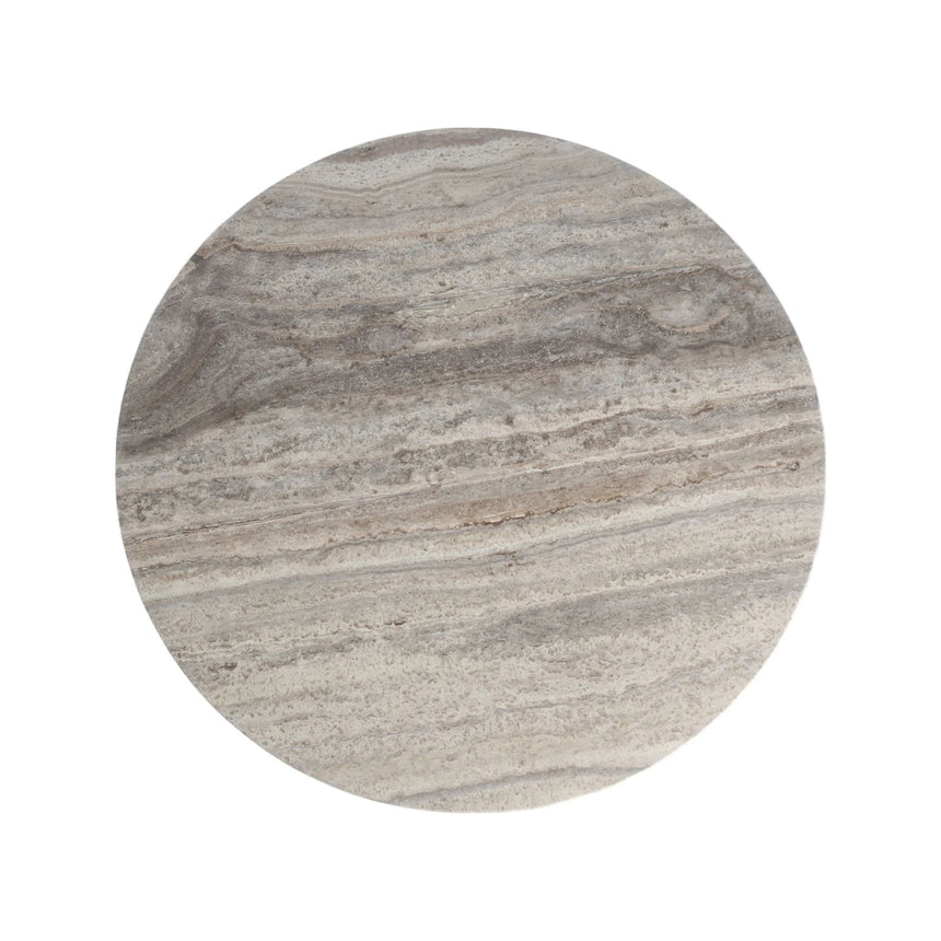 Esstisch Westin aus Travertin in grau, 135x135x76 cm von Richmond Interiors – Bild 2