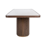 Esstisch Willox in braun (mit Glas), 235x100x76 cm von Richmond Interiors – Produktbild 3