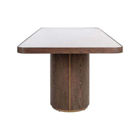 Esstisch Willox in braun (mit Glas), 235x100x76 cm von Richmond Interiors – Produktbild 3