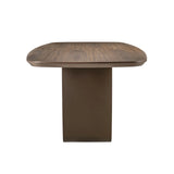 Esstisch Windsor in walnuss mit Messinggestell, 230x100x75 cm von Richmond Interiors – Bild 4