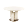 Esstisch Winslow in weiß, 135x135x78 cm von Richmond Interiors – Produktbild 1
