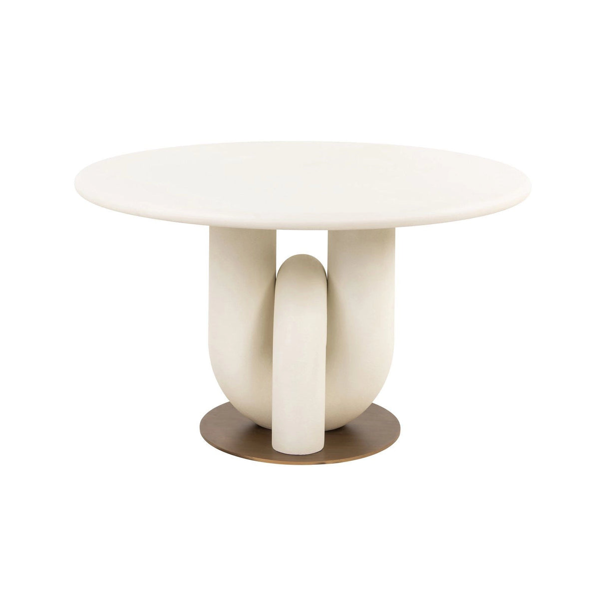 Esstisch Winslow in weiß, 135x135x78 cm von Richmond Interiors – Produktbild 2