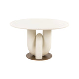 Esstisch Winslow in weiß, 135x135x78 cm von Richmond Interiors – Produktbild 2