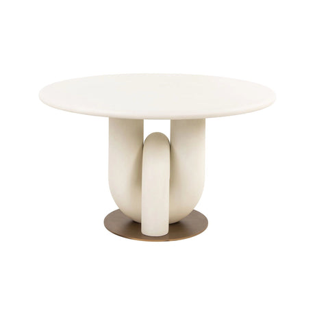 Esstisch Winslow in weiß, 135x135x78 cm von Richmond Interiors – Produktbild 2