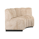 Esszimmer-Eckbank Hillpark in lovely beige mit runder Ecke, 188x78x90 cm von Richmond Interiors – Bild 1
