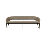Esszimmerbank Kenzi in brown tweed, 210x55x79 cm von Richmond Interiors – Bild 2