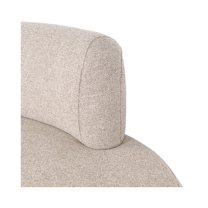 Esszimmerbank Sorrobon im 2er-Set in cayenne brown, runde Ausführung, 260x185x87 cm von Richmond Interiors – Bild 6