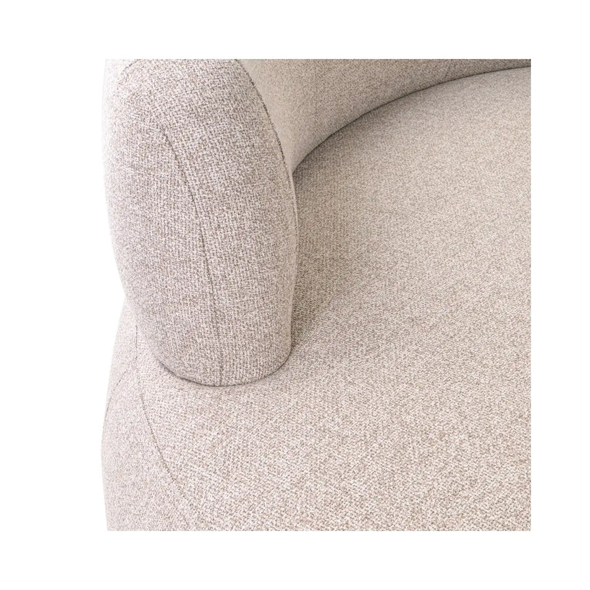 Esszimmerbank Sorrobon im 2er-Set in cayenne brown, runde Ausführung, 260x185x87 cm von Richmond Interiors – Bild 7