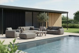 Gartentisch Quinn aus Aluminium in beige, 86x86x37,5 cm von Richmond Interiors – Produktbild 4