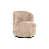 Kindersessel Jackie in sheep natural, drehbar von Richmond Interiors – Bild 8
