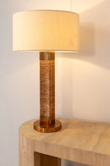 Konsolentisch Alexander Jones (Biltmore) aus Eisen und Travertin in beige, 140x40x77 cm von Richmond Interiors – Bild 7